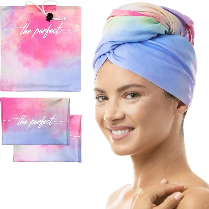 Microvezel Haarhanddoek Set voor Krullend Haar - Anti-Kroezen & Super Absorberend