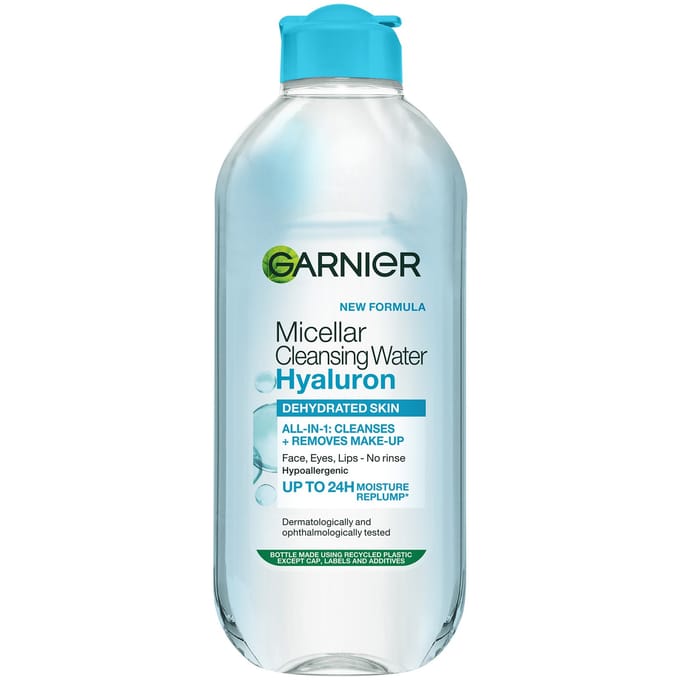 Garnier Micellair Hyaluron Aloë Water 400 ml, Reinig en Verstevig
