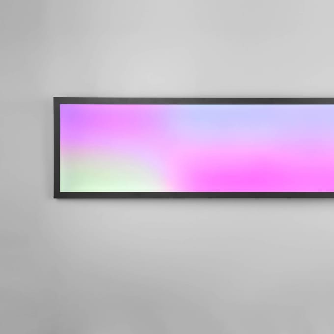 REALITY BETA - Plafondlamp - Zwart mat - incl. 1x SMD 31W - Dynamisch RGBW licht - Afstandsbediening