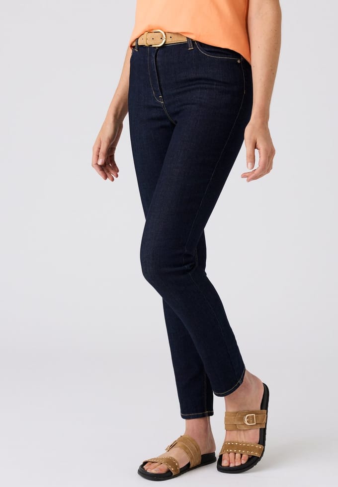 Damart - Secret Stretch jeans van Damart. - Dames - Blauw - S