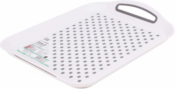 Benson Anti-slip dienblad - 40.5 x 28.5 cm - wit - vaatwasserbestendig
