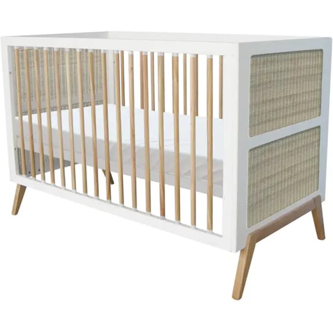 Multifunctioneel rieten bed Théo Bébé Marelia