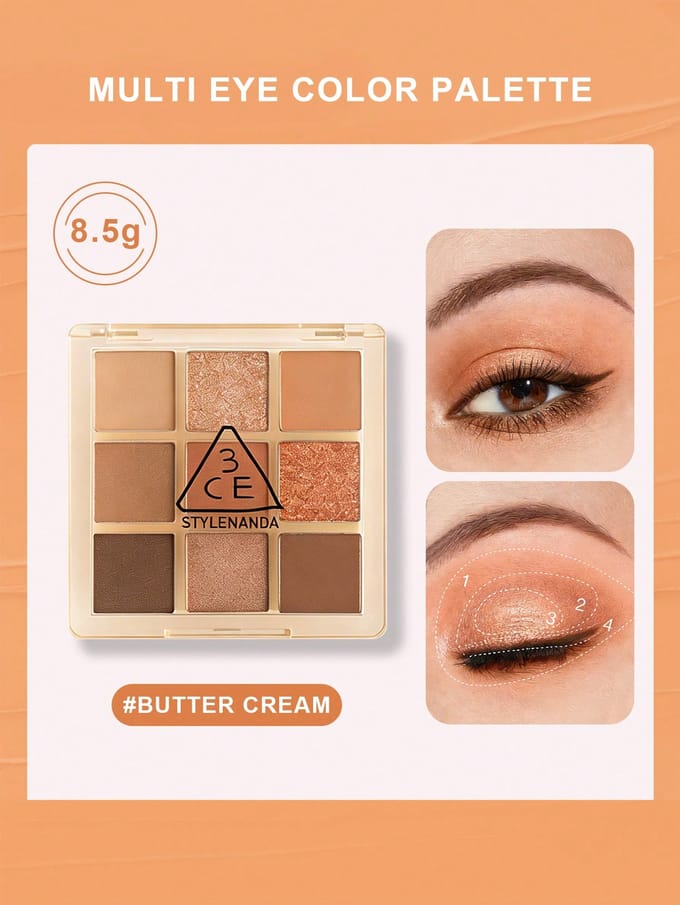 3CE Multi Color Oogschaduw Palet #OVERTAKE Dagelijkse Make-up 8.1g #SOME DEF
