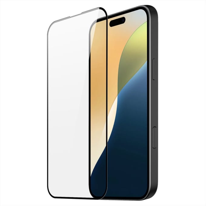 Dux Ducis - Screenprotector geschikt voor Apple iPhone 16 Plus - Tempered Glass Screenprotector - Zwart