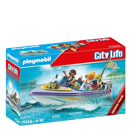 Playmobil City Life Bruiloft & Huwelijksreis Speedboottrip Speelset