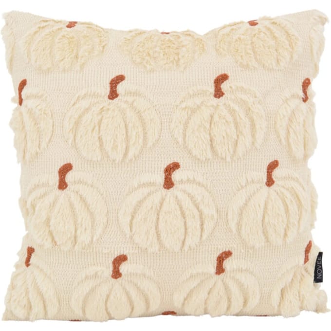 Furry Pumpkin / Pompoen Beige Kussenhoes | 45 x 45 cm | Polyester