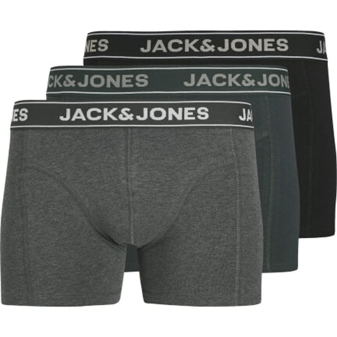 Jack & Jones Heren plus size boxershorts trunks jacblack friday 3-pack multicolor