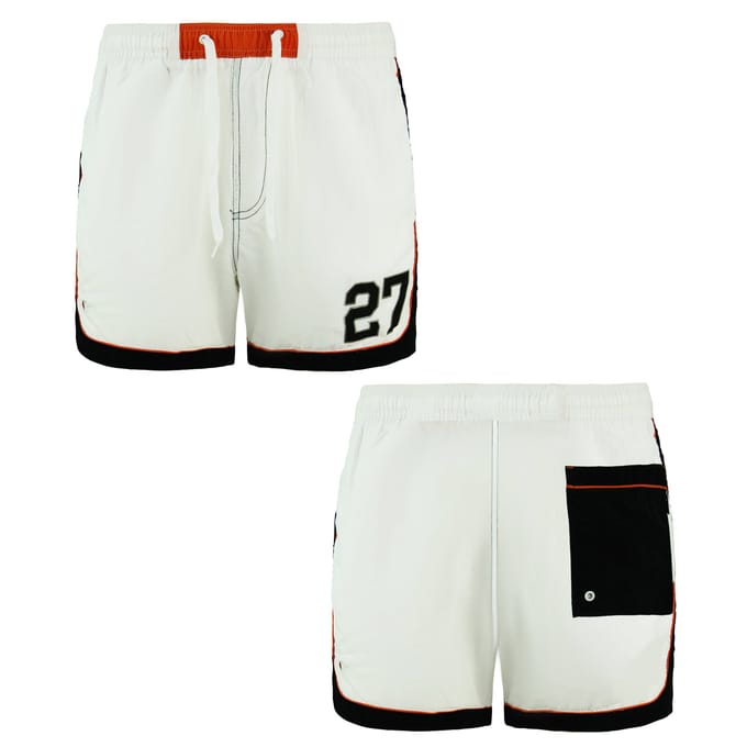 Champion Heren Wit Zwemshort