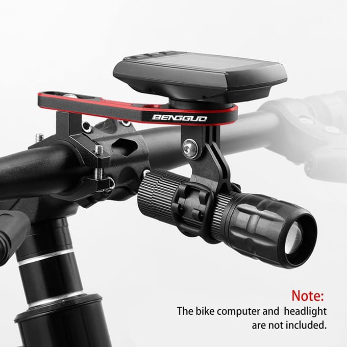 Fietscomputer Mount Verstelbare Out Front Fiets Stuur Mount Houder met Camera Adapter Licht Houder voor Garmin voor gray