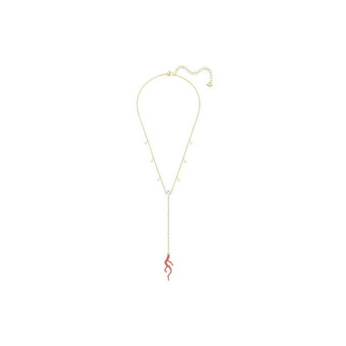 Collier Swarovski Coquille Y Rouge Plaqué Or Femme 5520658 Box (Random Color) white