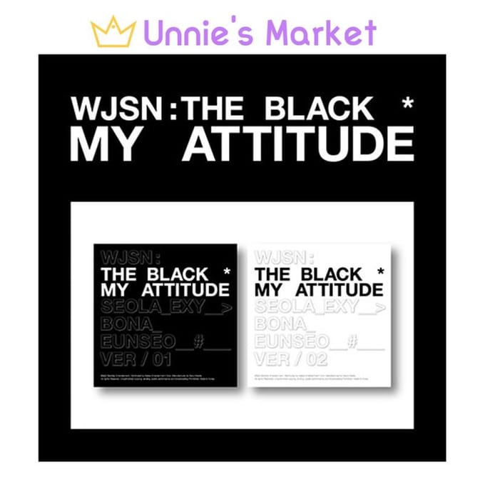 WJSN Album [THE BLACK] Random Ver,No poster gray