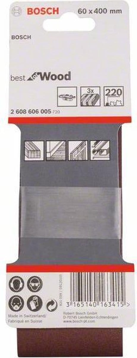3 BANDEN 60X400 BEST WOOD+PAINT, 220