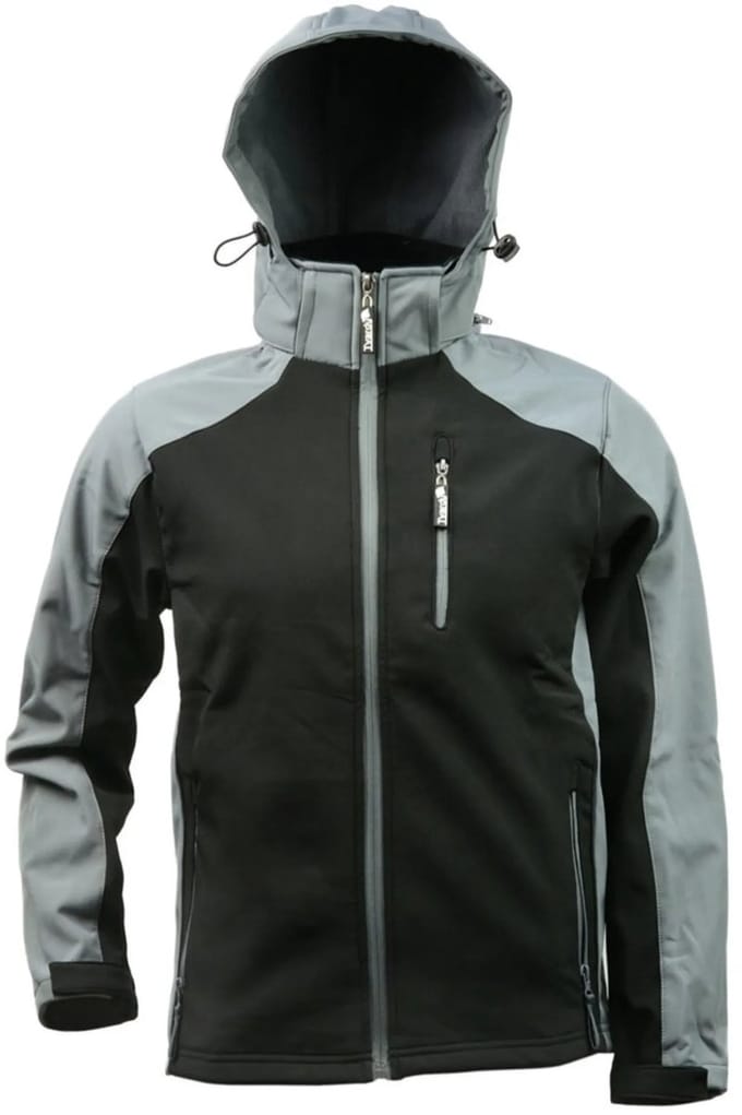 Tvardy Softshell jack met capuchon - waterafstotend - maat S