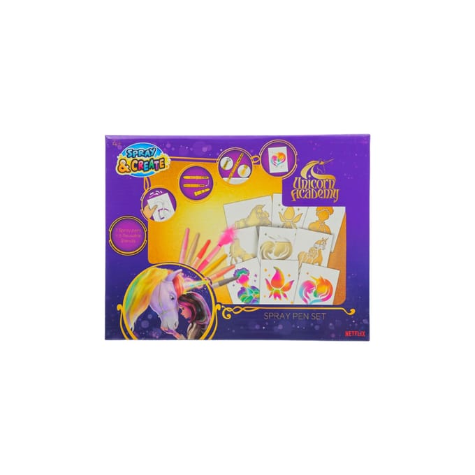 Unicorn Academy Blaas Pennen Set
