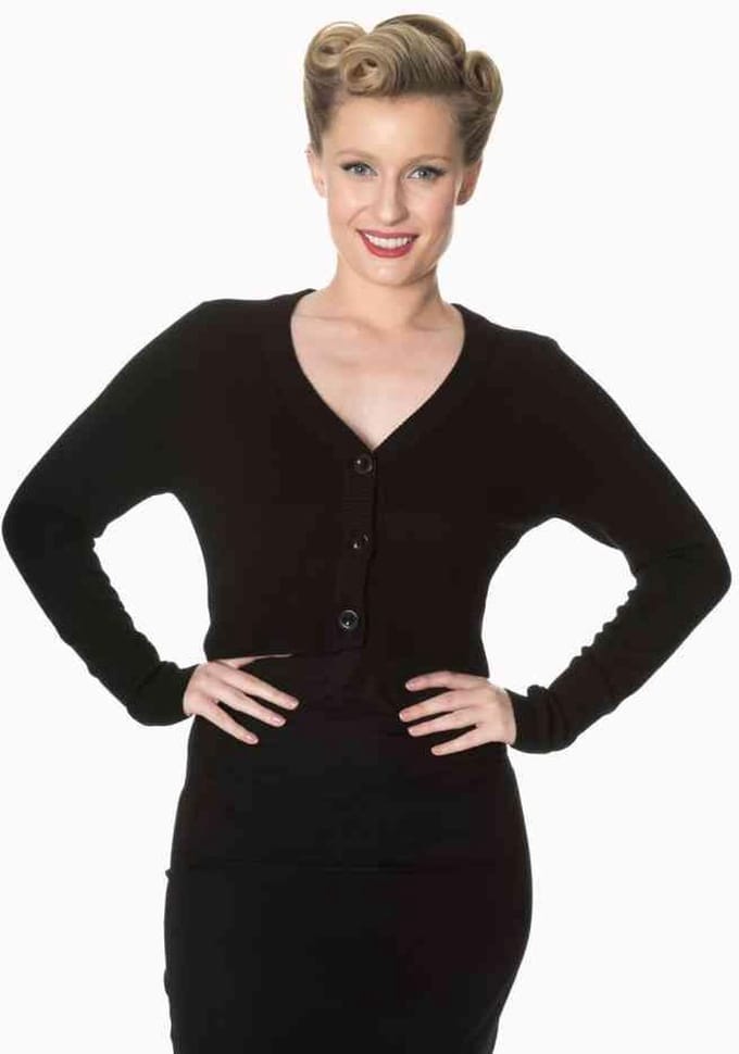 Dancing Days - LETS GO DANCING Cardigan - L - Zwart