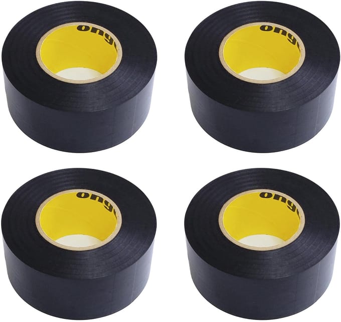 Dailygoods- Grip Tape - 4 Packs - 35 Meter - Zweetabsorberend - Antislip - Vinyl - 32mm Breedte - Racket Grip