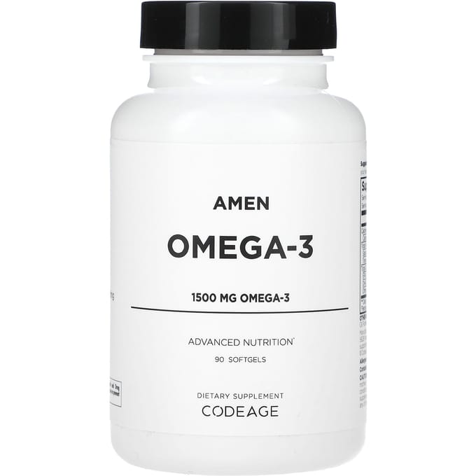 Amen, Omega 3, 90 Softgels (750 mg per softgel)