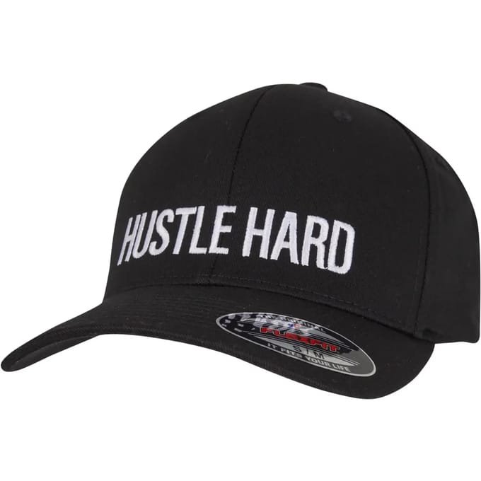 Mister Tee Hustle Wording- Flexfit -pet MT3275