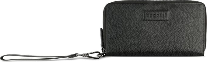 bugatti Portemonnee Elsa Double Zip Wallet Black Zwart