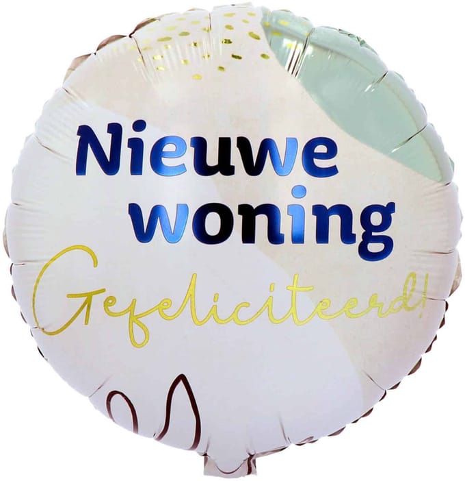 Folieballon 'Gefeliciteerd! Nieuwe Woning' - 45 cm