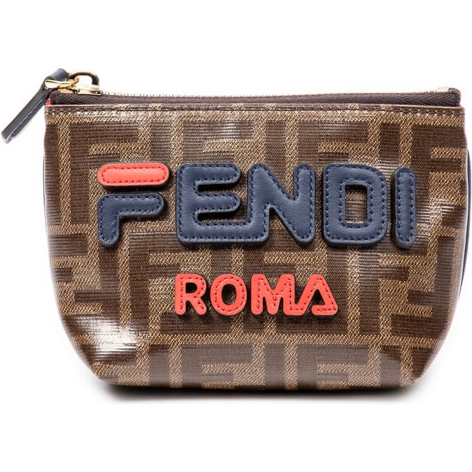 Fendi x Fila Collab Zippy Coin Pouch  Handtas