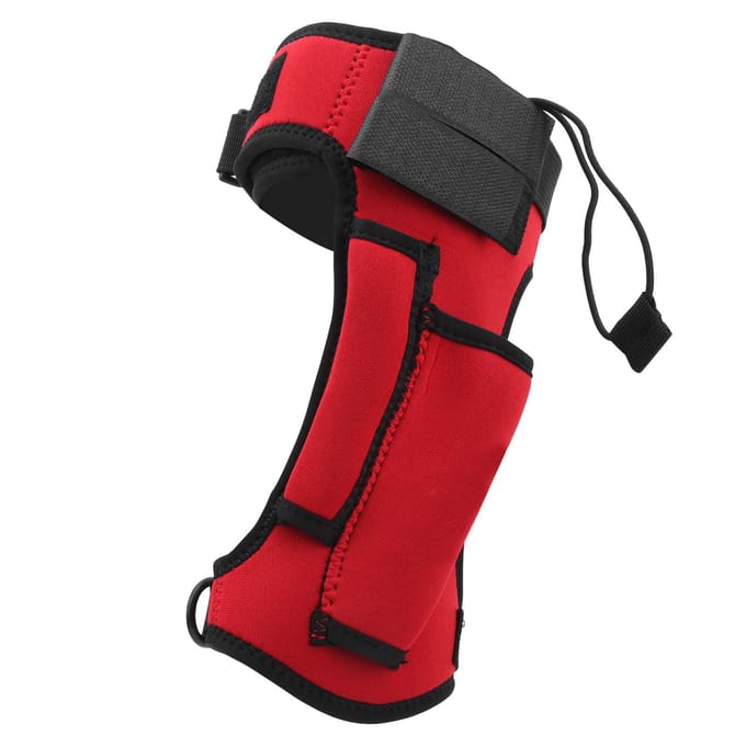 Duikuitrusting Duiker Onderwater Speciaal Verstelbare Leggings Meswikkel Schede Rood red