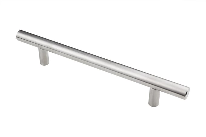 Lavuzo Staafgreep RVS | Boorafstand 128 mm | Per Stuk | Handgreep | Keukengreep