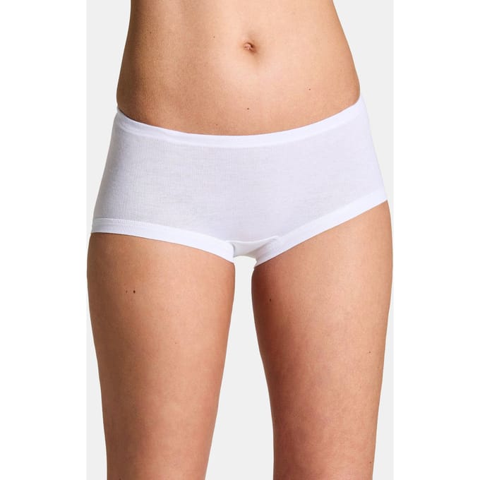 Set van katoenen shorts - wit - Gr. 44 van Goldner Fashion