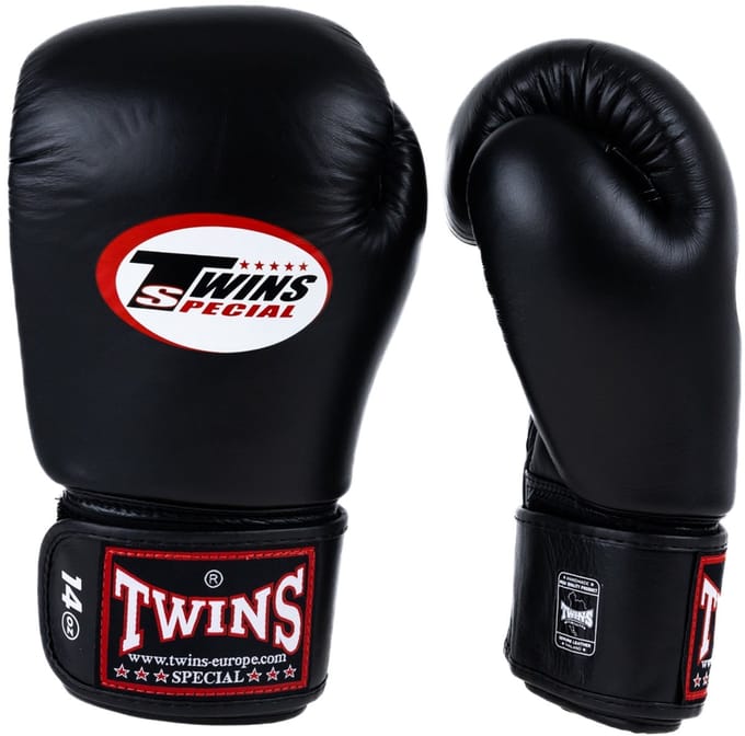 Twins Special BGN 1 Bokshandschoenen - Echt Leer - Zwart 14 oz
