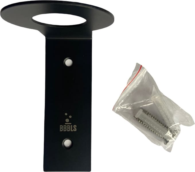 BBBLS® Design Dispenserhouder RVS / Metaal Zwart | 21cm rietje | Zeeppomp | Zeepdispenser | Zeephouder