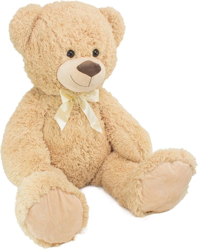 Zachte XXL Teddybeer 100 cm - Knuffel Speelgoed - Beige