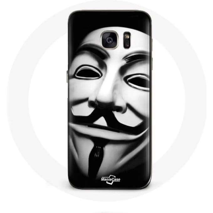 Coque pour Samsung Galaxy S7 Edge Nous sommes légion masque anonyme