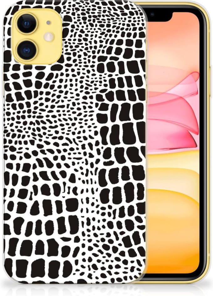 Apple iPhone 11 TPU Hoesje Slangenprint