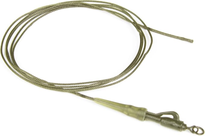 Kable Leadcore Leader Hybrid Lead Clip Ring Swivel 100cm
