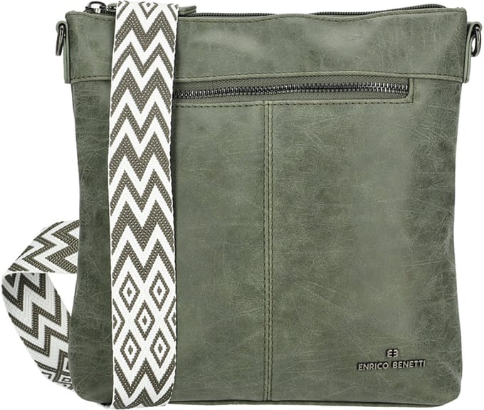 Enrico Benetti Stacey Schoudertas - Crossbodytas - Olijfgroen