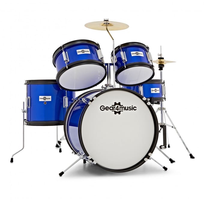 5-Delig Kinderdrumstel van Gear4music, Blauw