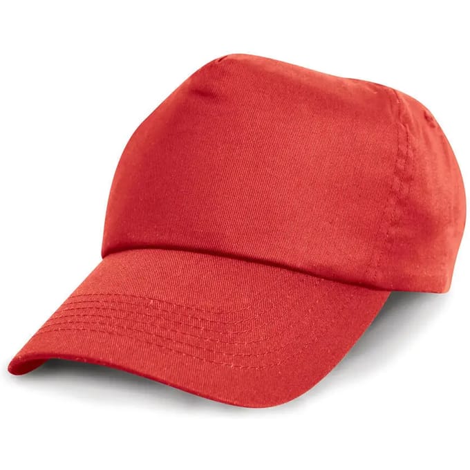 Result Junior Cotton Cap RH05J - Red - One size