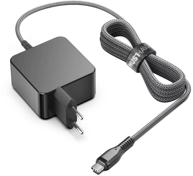 Musthavz - Laptop USB-C PD Power delivery oplader - 65W - 2m Kabel