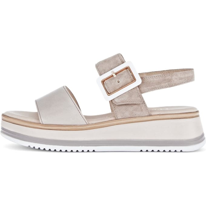 Gabor - maat 38.5- Dames Sandalen - beige