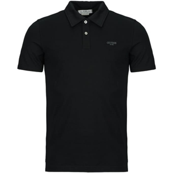 Guess Essential Korte Mouw Poloshirt Zwart S Man