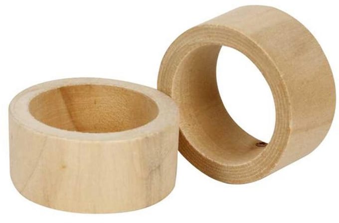 CC Houten Servetringen 20 mm 6 stuks