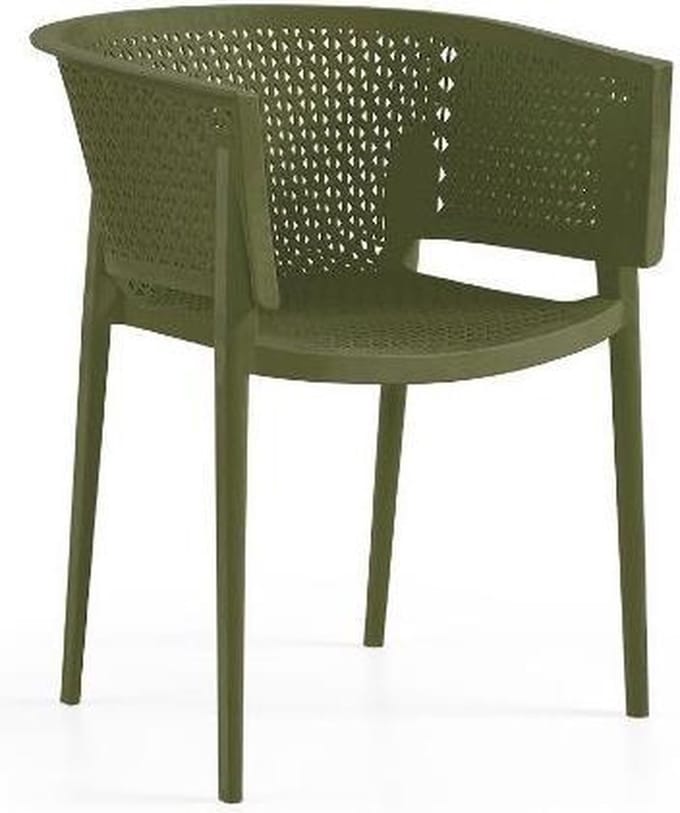Tuinstoel Rosa armchair olijf groen