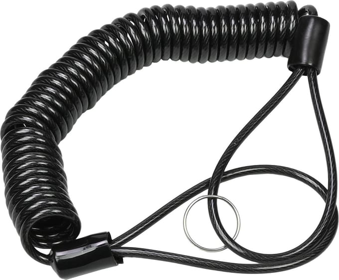 Stahlex Staalkabel met lussen - 3 meter x 4 millimeter - geplastificeerd - kabelslot - terraskabel