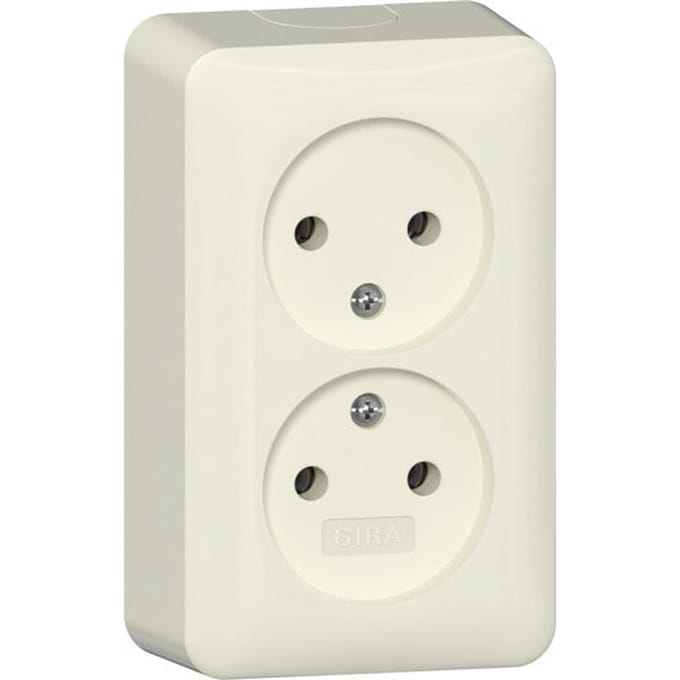 Dubbele Stopcontactdoos 16A 250V Opbouw - 479112