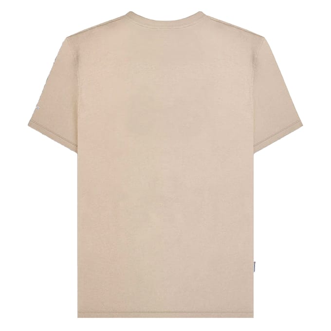 Lambretta Heren borst streep T-shirt (Cashew)