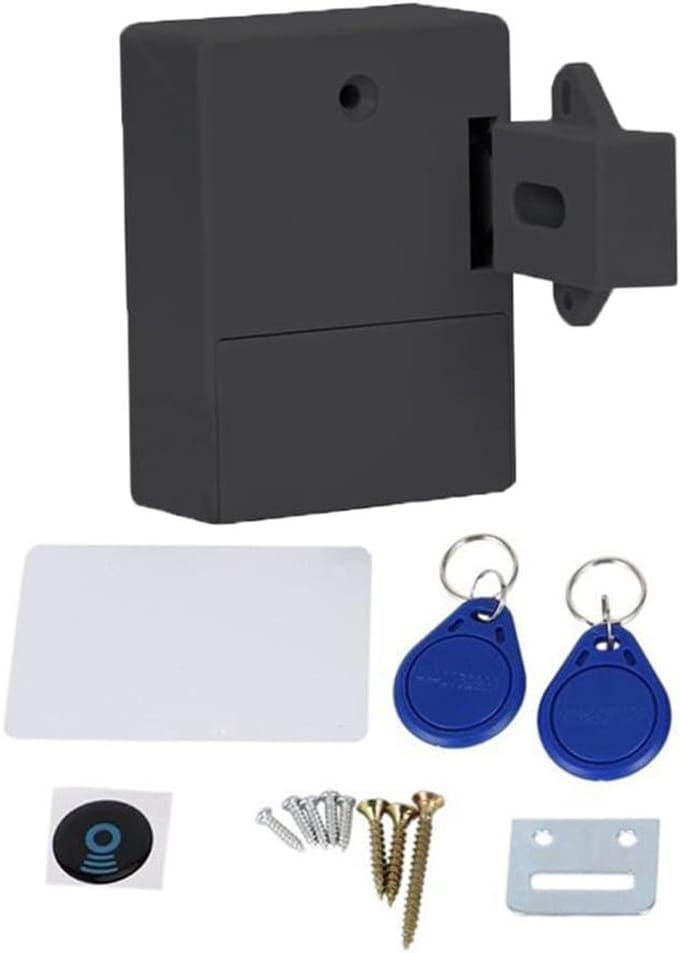 LYEAA Elektronisch Slim Kabinet Deurslot RFID met 2 Sleutel RFID-Slot van de Slotsensor voor Houten Lade