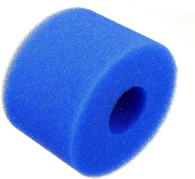 Cartouche filtrante de spa en mousse lavable réutilisable intex pure spa type s1 (bleu) [As Seen on Image]