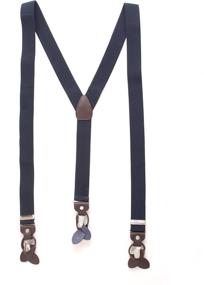 TRESANTI | ZANIN | Elastische bretels uni | Navy