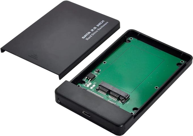 USB-C naar 1.8 inch Micro SATA SSD Externe Behuizing - Type-C Kabel Adapter
