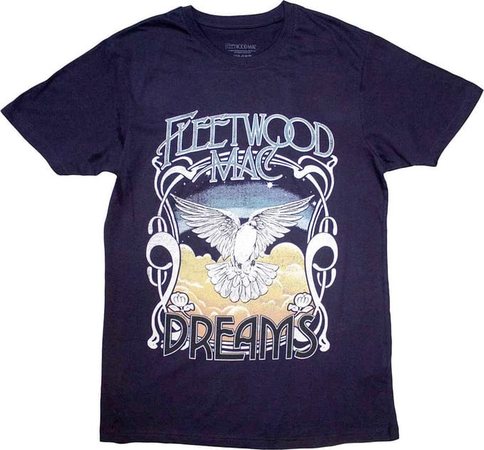 Fleetwood Mac - Dreams Heren T-shirt - M - Blauw